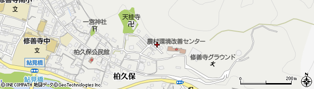 静岡県伊豆市柏久保154周辺の地図