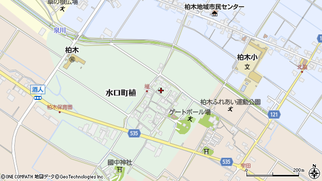〒528-0055 滋賀県甲賀市水口町植の地図