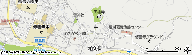 静岡県伊豆市柏久保164周辺の地図