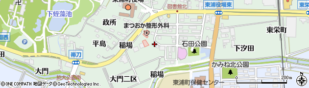 愛知県知多郡東浦町緒川平成19周辺の地図