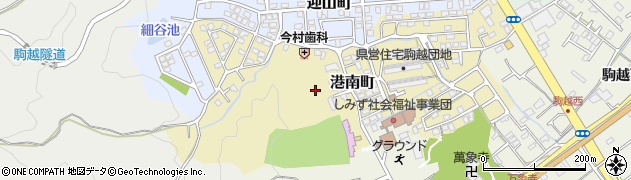 静岡県静岡市清水区港南町周辺の地図