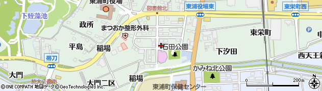 愛知県東浦町（知多郡）緒川（平成）周辺の地図
