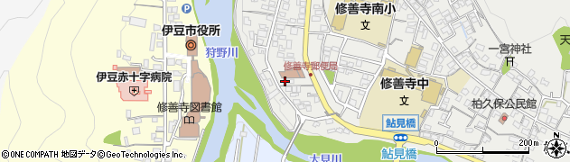 静岡県伊豆市柏久保491周辺の地図