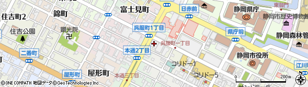 静岡銀行本店営業部周辺の地図