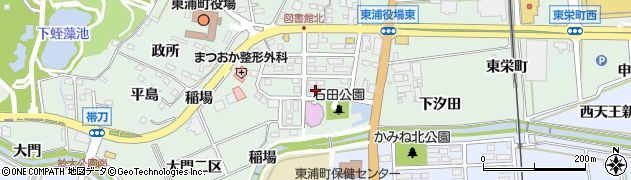 愛知県知多郡東浦町緒川平成80周辺の地図