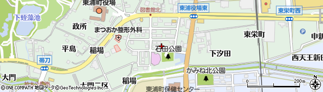 愛知県知多郡東浦町緒川平成79周辺の地図