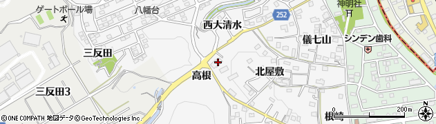 愛知県知多市八幡北屋敷1周辺の地図