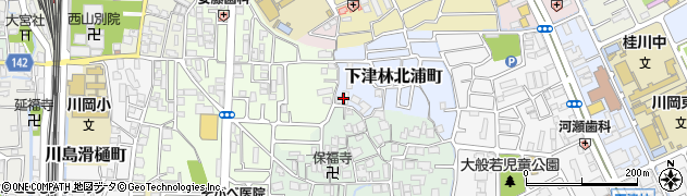 京都府京都市西京区下津林北浦町24周辺の地図
