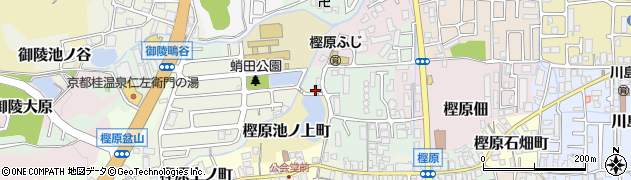 京都府京都市西京区樫原久保町周辺の地図