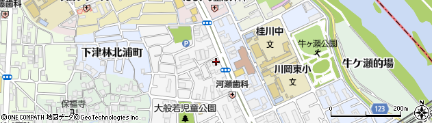 お好み焼・鉄板焼きん太 京都桂店周辺の地図