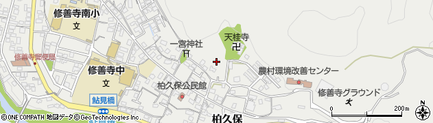 静岡県伊豆市柏久保171周辺の地図