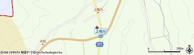 兵庫県加東市上鴨川392周辺の地図