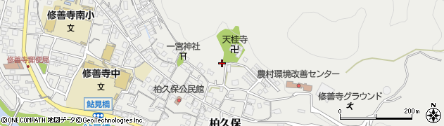 静岡県伊豆市柏久保173周辺の地図
