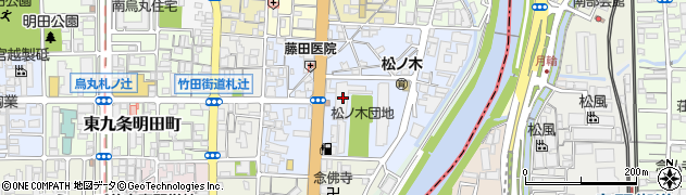 京都府京都市南区東九条南松ノ木町1周辺の地図