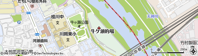 京都府京都市西京区牛ケ瀬的場周辺の地図