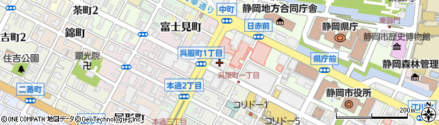 静銀リース株式会社　本社周辺の地図
