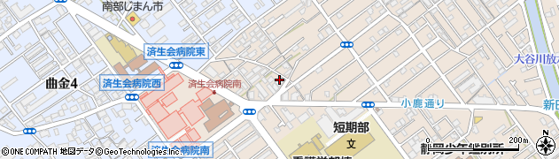 松永豆腐店小鹿店周辺の地図