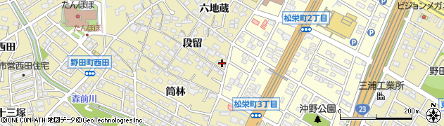 愛知県刈谷市野田町段留27周辺の地図