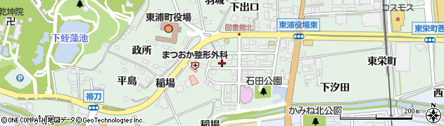愛知県知多郡東浦町緒川平成43周辺の地図