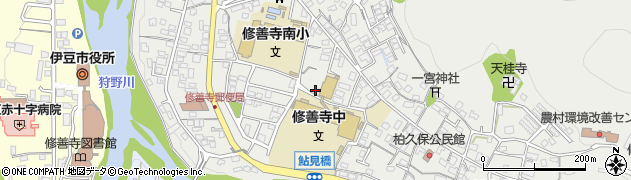 静岡県伊豆市柏久保246周辺の地図