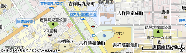 京都府京都市南区吉祥院御池町周辺の地図