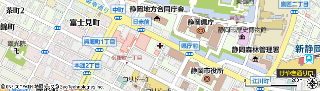 共立株式会社　静岡支店周辺の地図