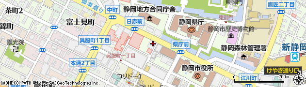 みずほ銀行清水支店周辺の地図