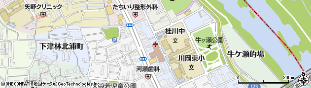 京都府京都市西京区下津林東大般若町14周辺の地図