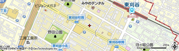 読売新聞東刈谷ＹＳＣ周辺の地図