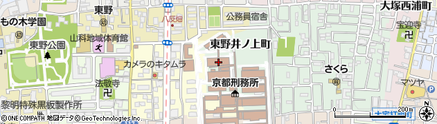 京都刑務所周辺の地図