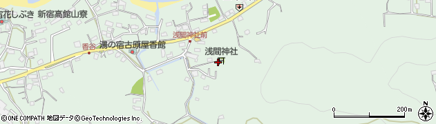 千葉県館山市香周辺の地図