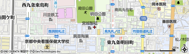 京都府京都市南区東九条西明田町28-3周辺の地図