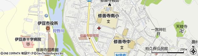 静岡県伊豆市柏久保1179周辺の地図