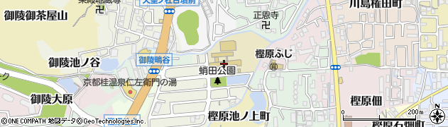 京都市立樫原中学校周辺の地図