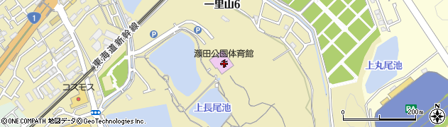 大津市瀬田公園体育館周辺の地図