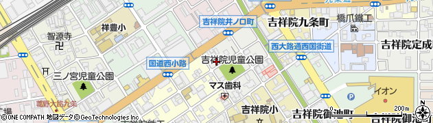 京都府京都市南区吉祥院井ノ口町周辺の地図