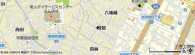 愛知県刈谷市野田町段留周辺の地図