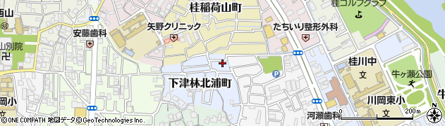 京都府京都市西京区下津林北浦町10周辺の地図