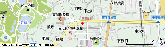 愛知県知多郡東浦町緒川平成8周辺の地図