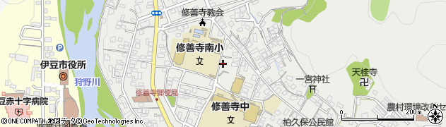 静岡県伊豆市柏久保244-3周辺の地図