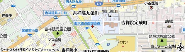 京都府京都市南区吉祥院御池町24周辺の地図