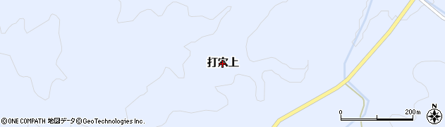 岡山県美咲町（久米郡）打穴上周辺の地図