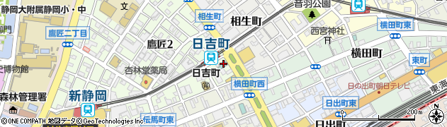 ホテルドルフ静岡周辺の地図
