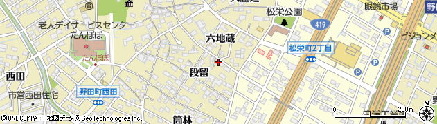 愛知県刈谷市野田町段留52周辺の地図