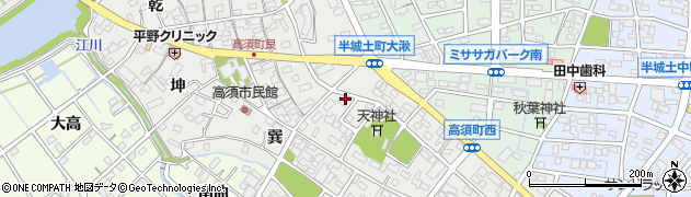 高須町1丁目21藤井邸☆アキッパ駐車場周辺の地図