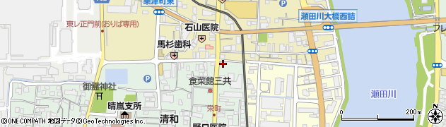 奥田修文堂周辺の地図