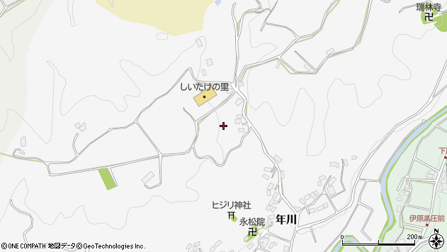 〒410-2403 静岡県伊豆市年川の地図