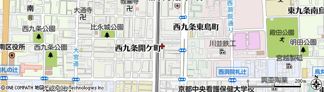 京都府京都市南区西九条島町25周辺の地図