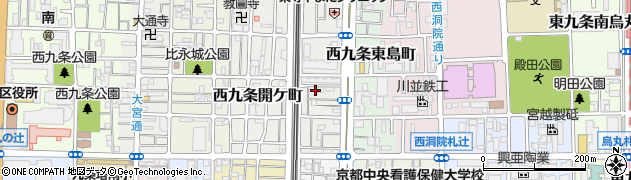 京都府京都市南区西九条島町20周辺の地図