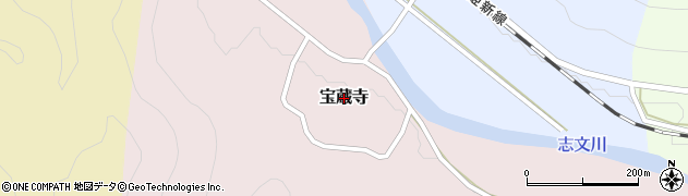 兵庫県佐用町（佐用郡）宝蔵寺周辺の地図